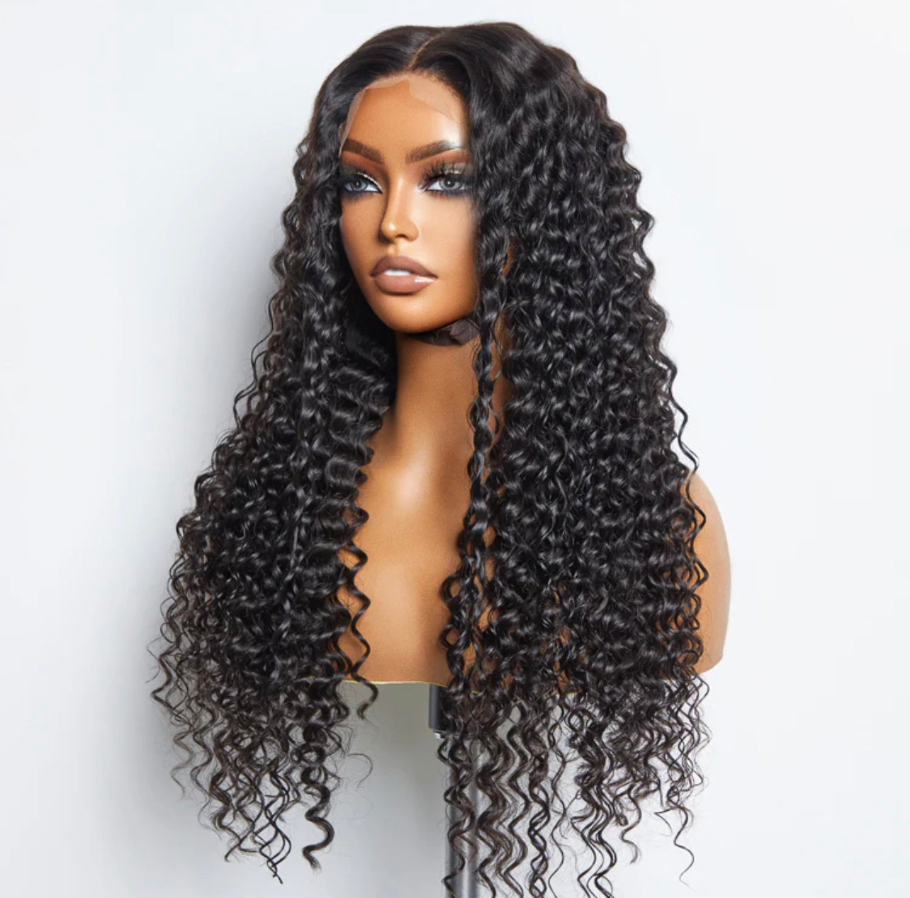 20 inches 5x5 Glueless Lace Closure Wig 180% Density Deep Wave